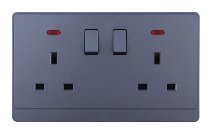 ADMORE Classic Series Switched Sockets – PC Grey
