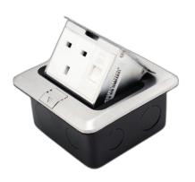 ADMORE Floor Pop-Up Sockets – Chrome