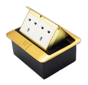 ADMORE Floor Pop-Up Sockets – Gold
