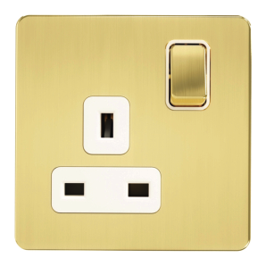 ADMORE Metal Series Switched Sockets – Gold