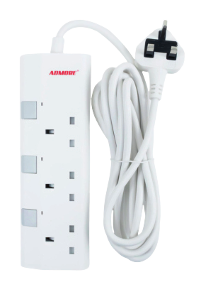 ADMORE Switched Extension Sockets with Cable