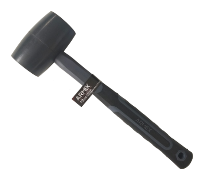 ARMEX Rubber Mallet 12oz Fiber Black (AH87-1200-RS)