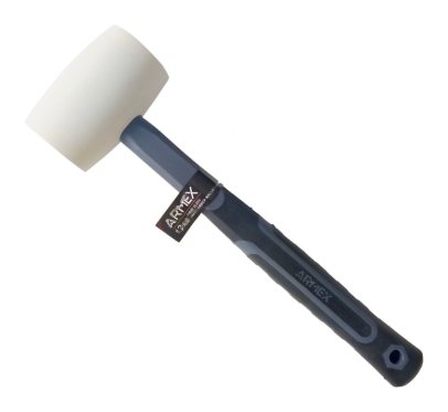 ARMEX Rubber Mallet 12oz Fiber White (AH87-1201-RS)