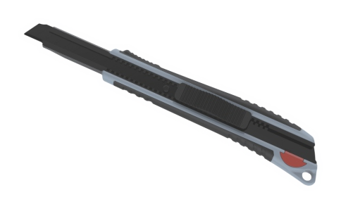 ARMEX Snap-Off Cutter 9mm ABS+TPR PRO – 0.6mm Blade ×1 (PAH04-0905-PA)