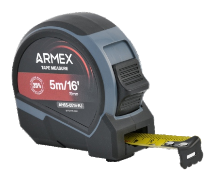 ARMEX Tape Measure 2 Manual Lock