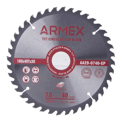 ARMEX TCT Wood Cutting Disc 180mm 40T