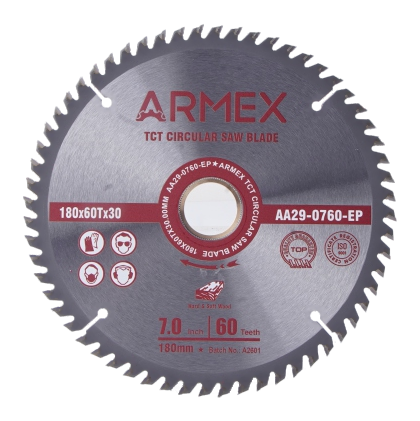 ARMEX TCT Wood Cutting Disc 180mm 60T