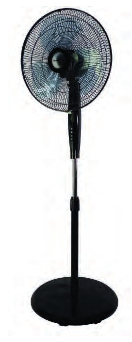 KHIND 16" Stand Fan – Dark Grey & Winter Grey