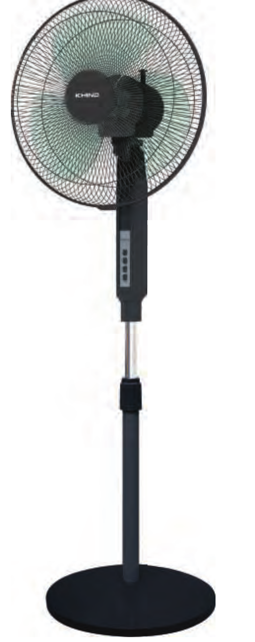KHIND 16" Stand Fan – Dark Grey
