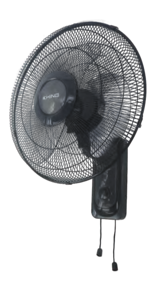 KHIND 16" Wall Fan – Black