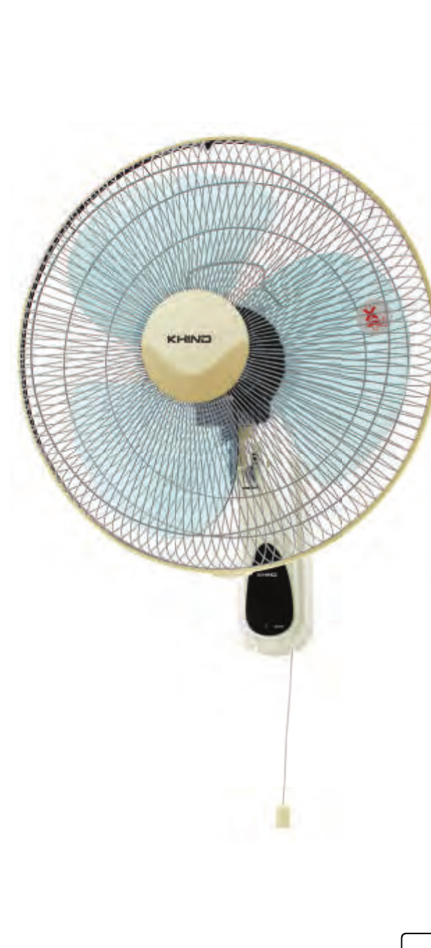KHIND 16" Wall Fan – Cream Magnolia