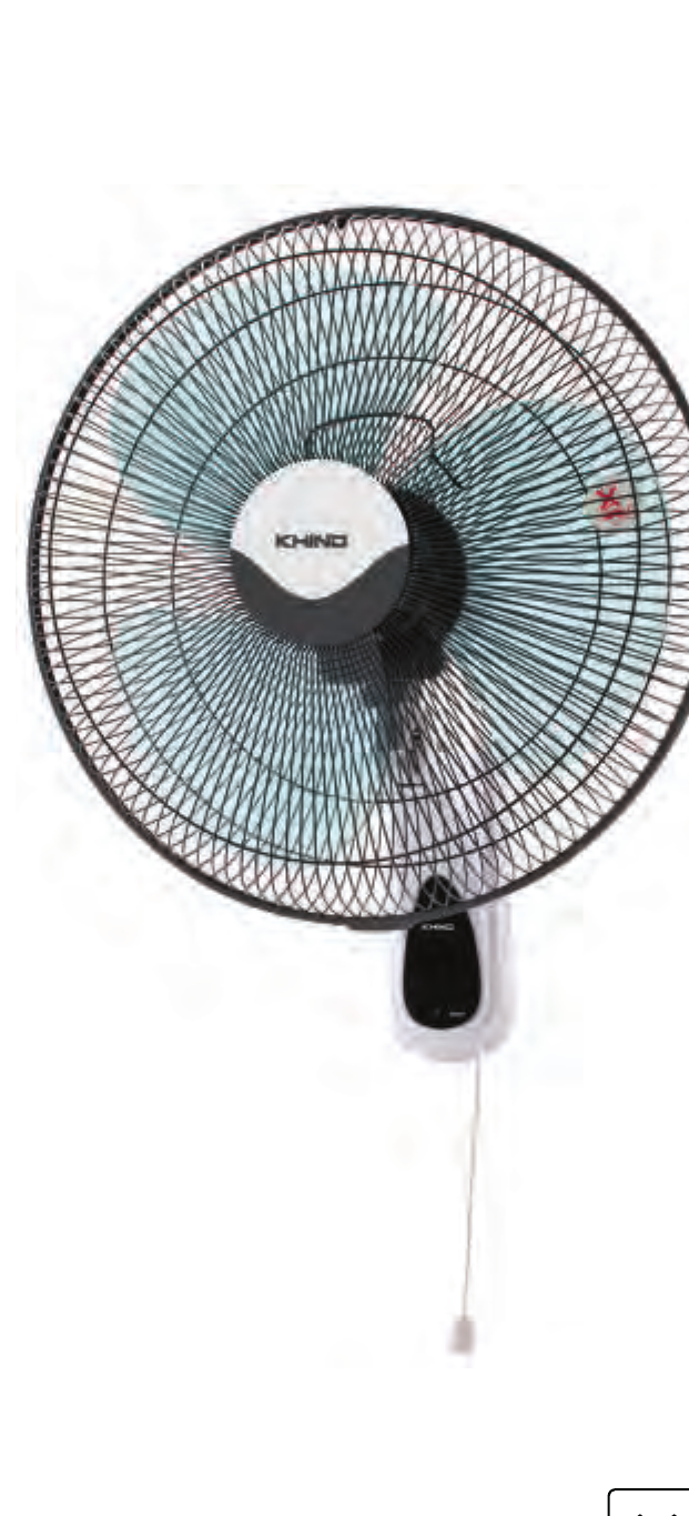 KHIND 16" Wall Fan – Light Grey