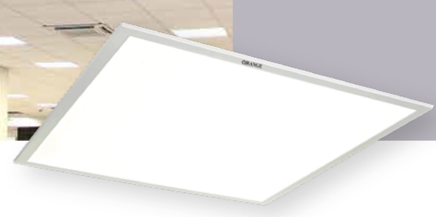 Orange LED Flat Panel Light 60x60cm 40-60W