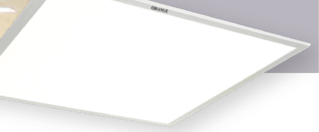 Orange LED Flat Panel Light 60x60cm 40-60W