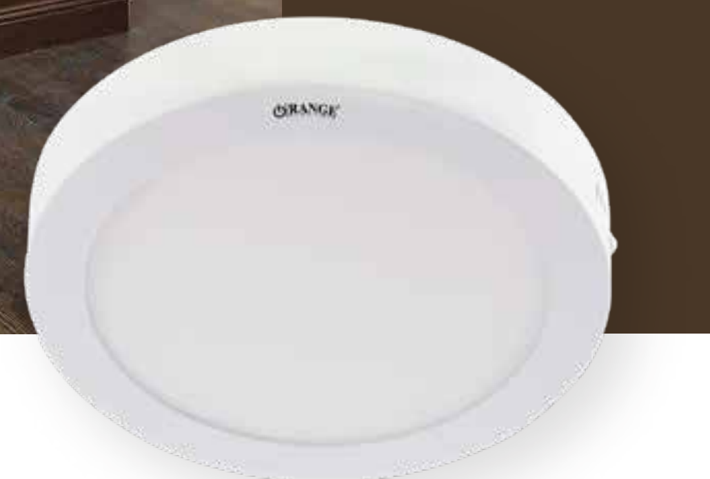 Orange Surface Mounted Circular LED Panel 6-36W