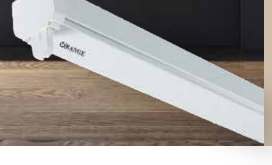 Orange T8 Batten Fixture 2FT/4FT