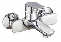 Rayie Shower Mixer Zinc Curved S/L with Full Set (RSMZN/CR)