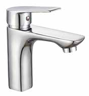 Rayie Wash Mixer Zinc Curved S/L (RBMZN/CR)