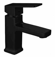 Rayie Wash Mixer Zinc Square S/L Black (RBMZN/SL)