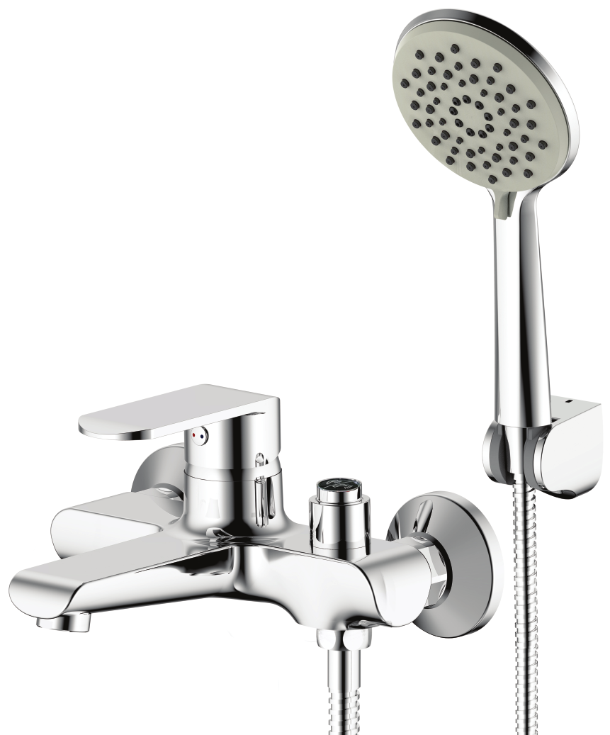 Star USA Classic Bath Mixer with Hand Shower – Round (SCBRW)