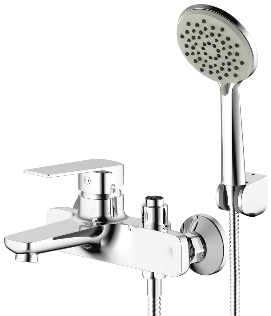 Star USA Classic Bath Mixer with Hand Shower – Square (SCBSW)