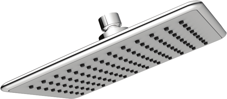 Star USA Classic Shower Head Single Function Rectangle 230 × 180 mm (SCSHRE230)