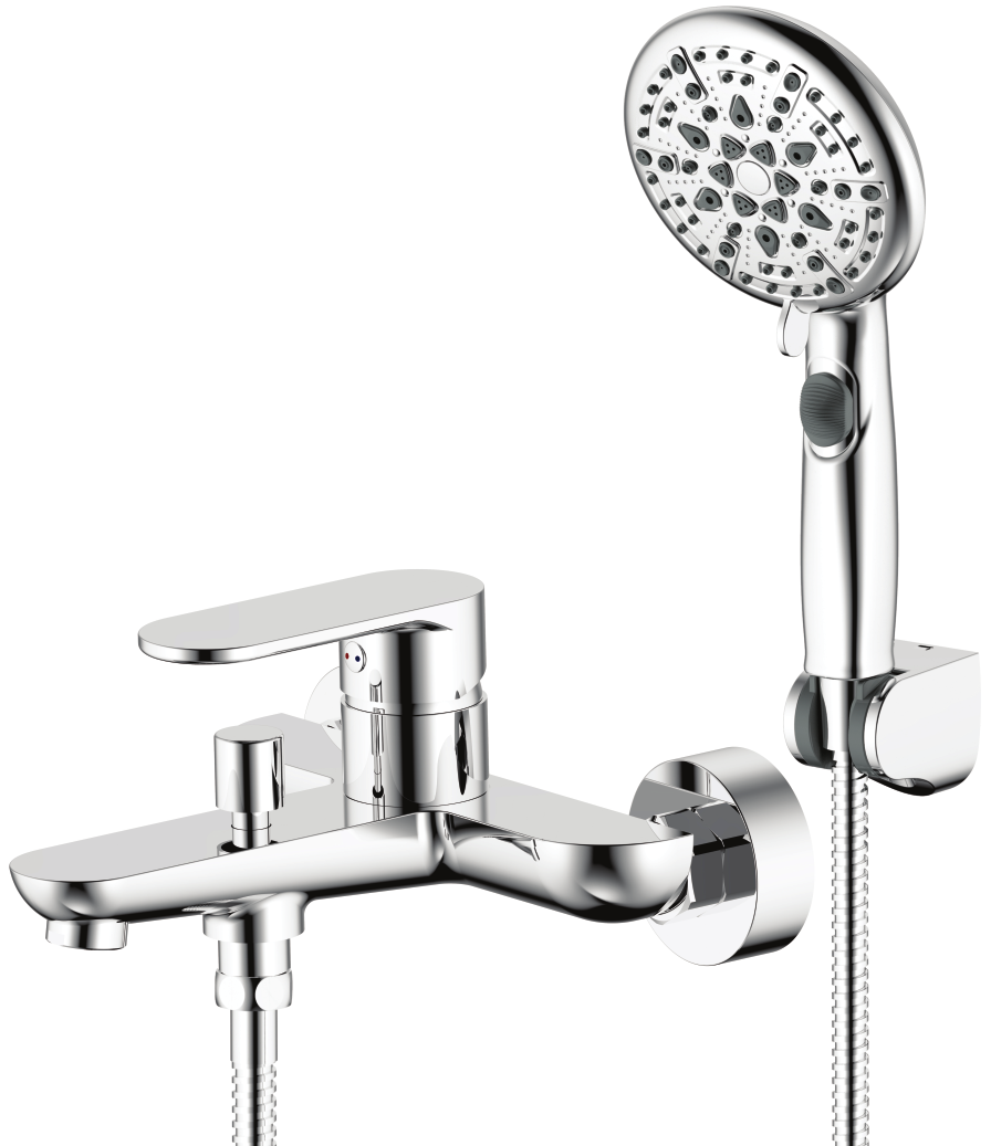Star USA Royal Bath Mixer with Hand Shower and 150 cm Shower Hose (SRBW)