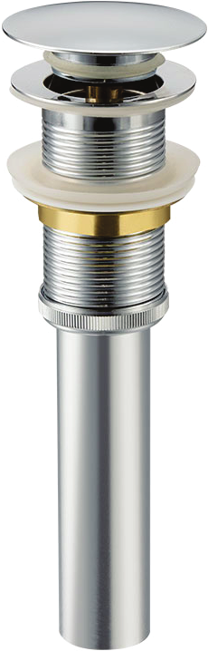 Star USA SS Pop-Up Basin Waste 21 cm, Chrome Body, Brass Nut (SBP21)